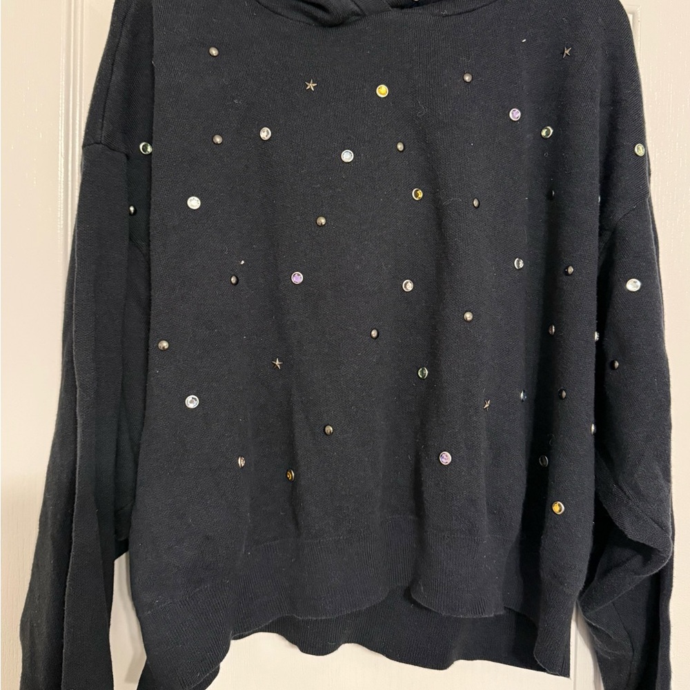 Chaser Black Embellished Hoodie